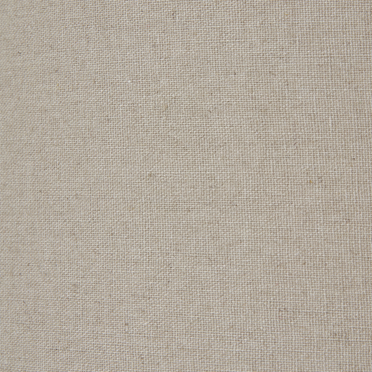 Squat White Beaded Ceramic Lamp With Linen Shade