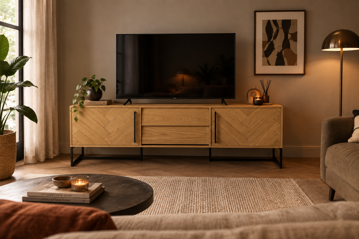 Dutch Bone Sideboard Class Low Oak