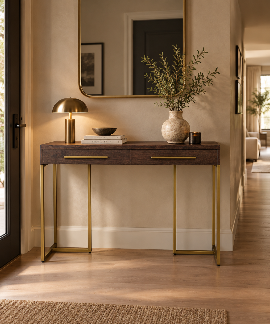 Dutch Bone Console Table Class