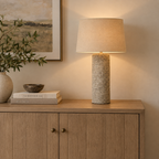Tall Tuscan Grey Lamp
