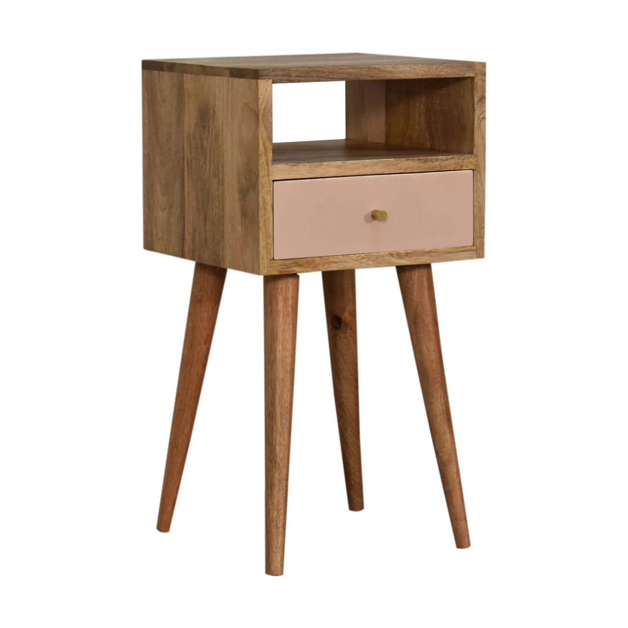 Mini Blush Hand Painted Bedside Table