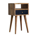 Mini Navy Blue Hand Painted Bedside Table