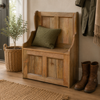 Small Monks Storage Bench