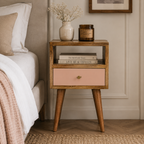 Mini Blush Hand Painted Bedside Table