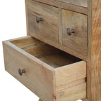 Nordic Style 4 Drawer Multi Bedside table
