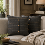 Quinn Cushions Pewter- Set Of 2