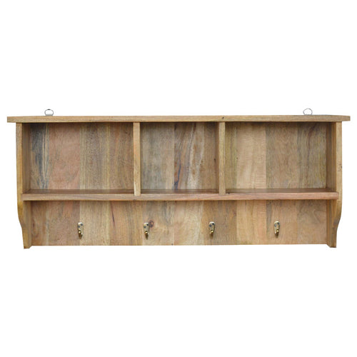 Coat Rack with 3 Shelves