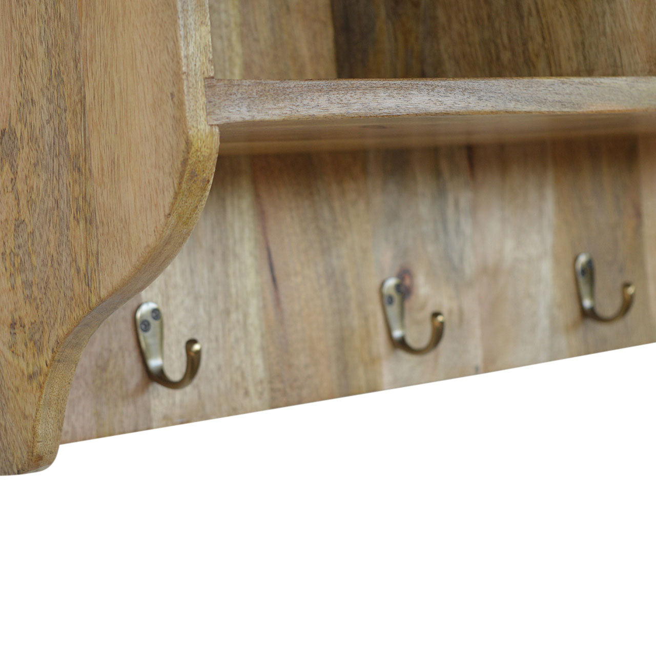 Coat Rack with 3 Shelves