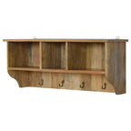 Coat Rack with 3 Shelves