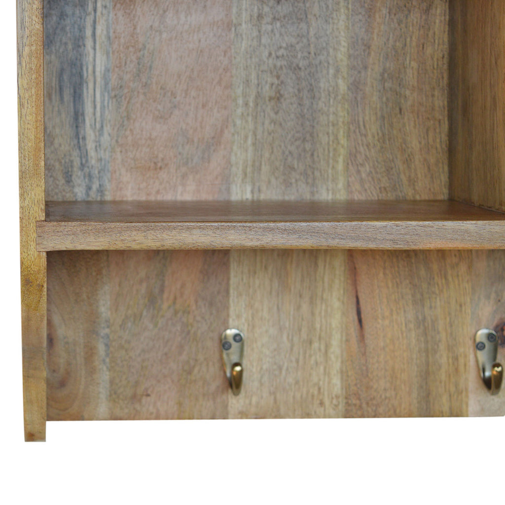 Coat Rack with 3 Shelves