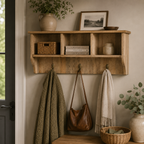 Coat Rack with 3 Shelves