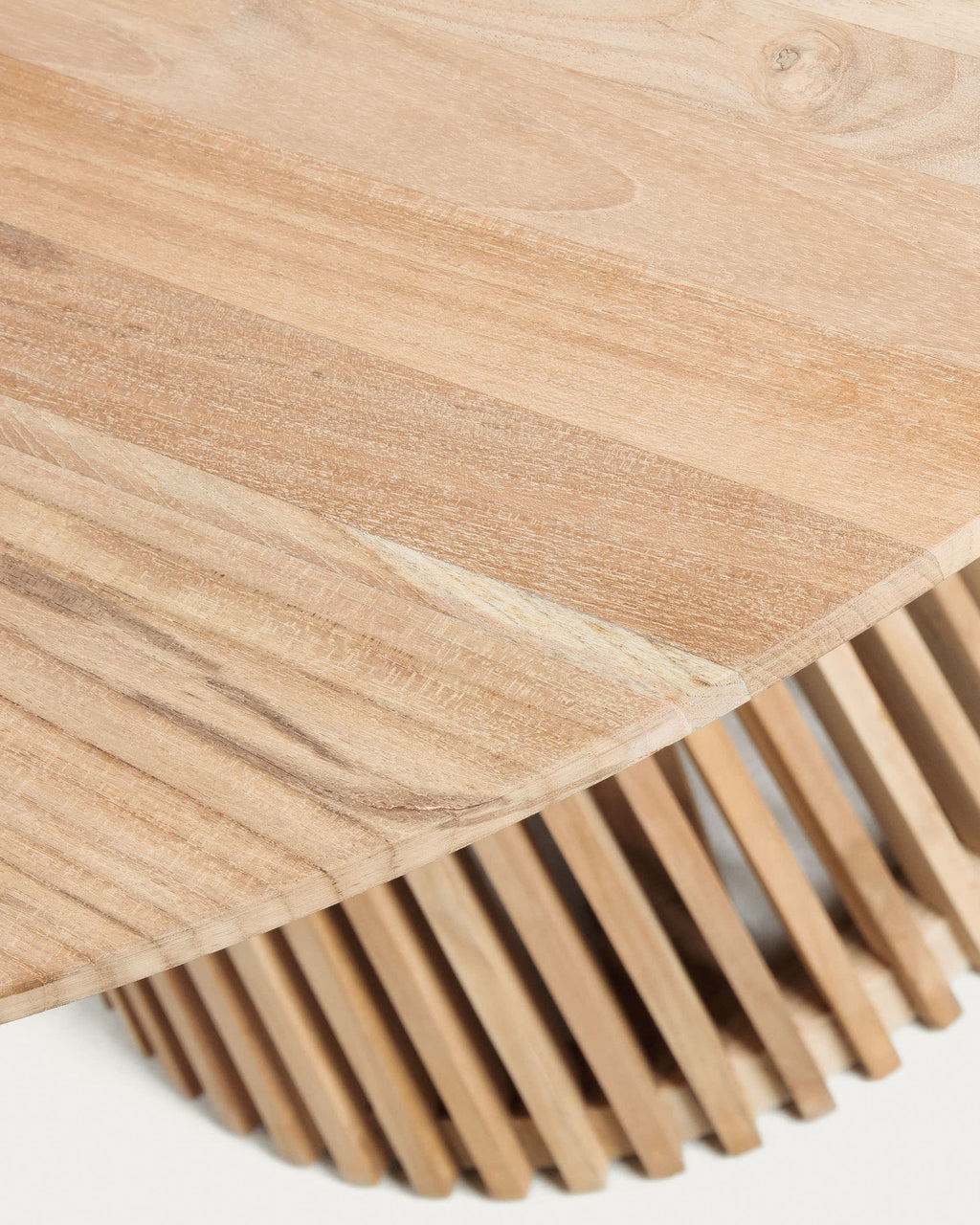Kave Home Jeanette Round Solid Teak Table 90cm