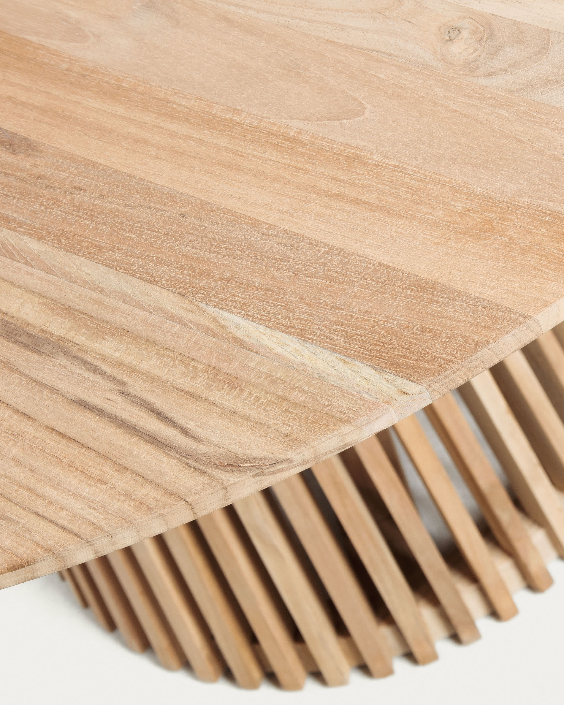 Kave Home Jeanette Round Solid Teak Table 90cm