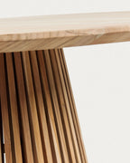 Kave Home Jeanette Round Solid Teak Table 90cm