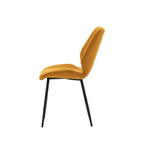 Gallery Direct Manford Dining Chair Saffron (2PK)