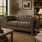 Multi Tweed 2 Seat Chesterfield