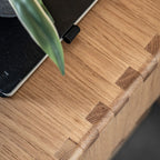 Gallery Direct Craft 1 Drawer Bedside Table