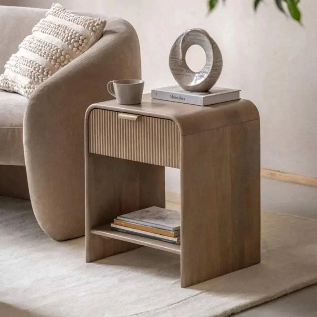 Gallery Direct Colonna 1 Drawer Bedside Table