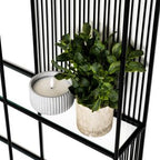 Axis Shelf Unit With Glass Shelves