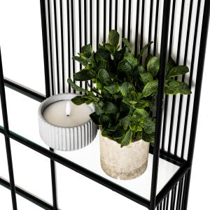 Axis Shelf Unit With Glass Shelves