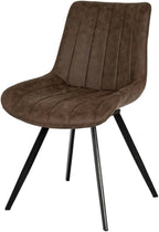 Malmo Coffee Swivel Dining Chair
