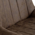 Malmo Coffee Swivel Dining Chair