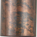 Pacific Lifestyle Mason Copper Effect Tall Domed Metal Pendant  light