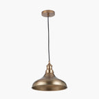 Pacific Lifestyle Ellis Antique Brass Café Metal Pendant light