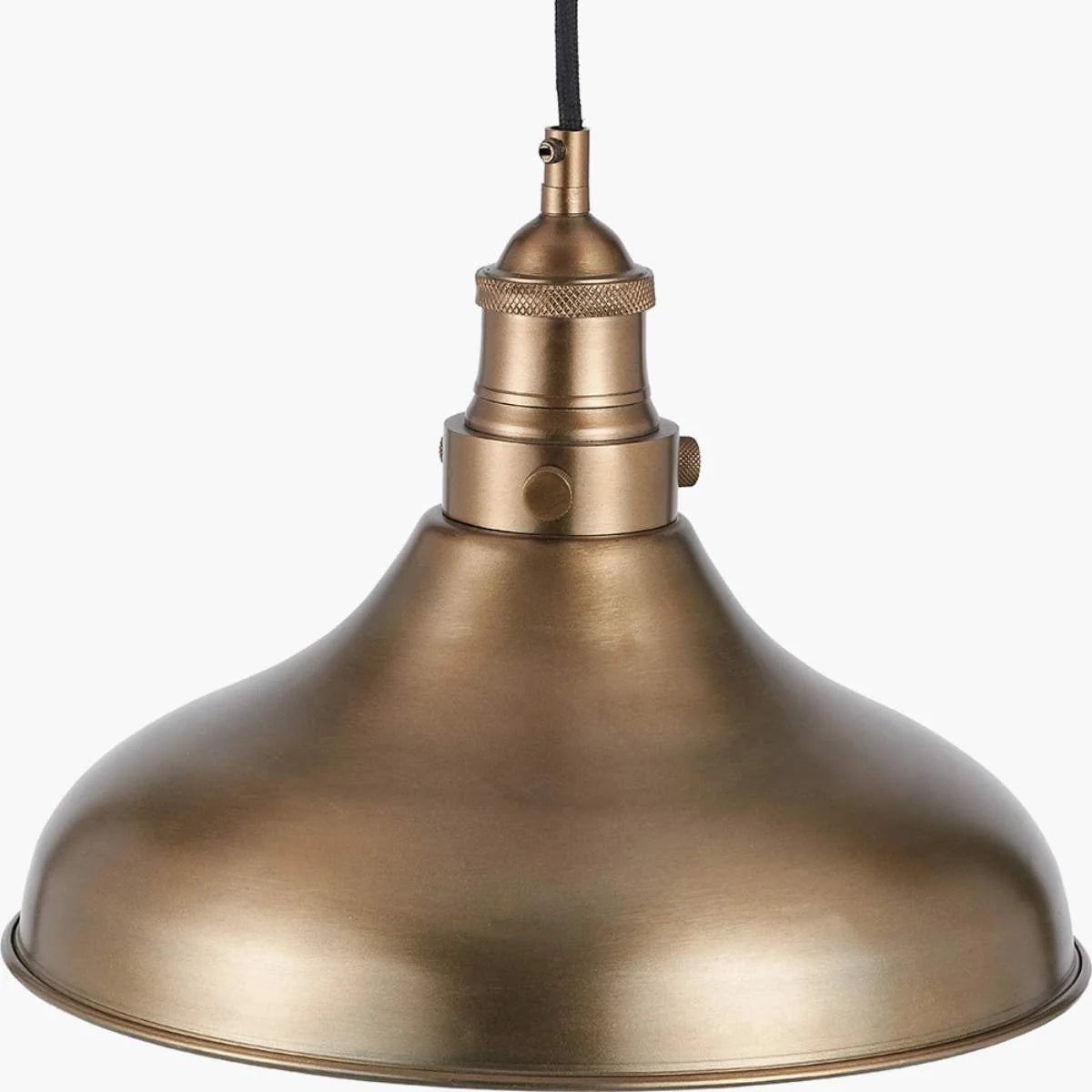 Pacific Lifestyle Ellis Antique Brass Café Metal Pendant