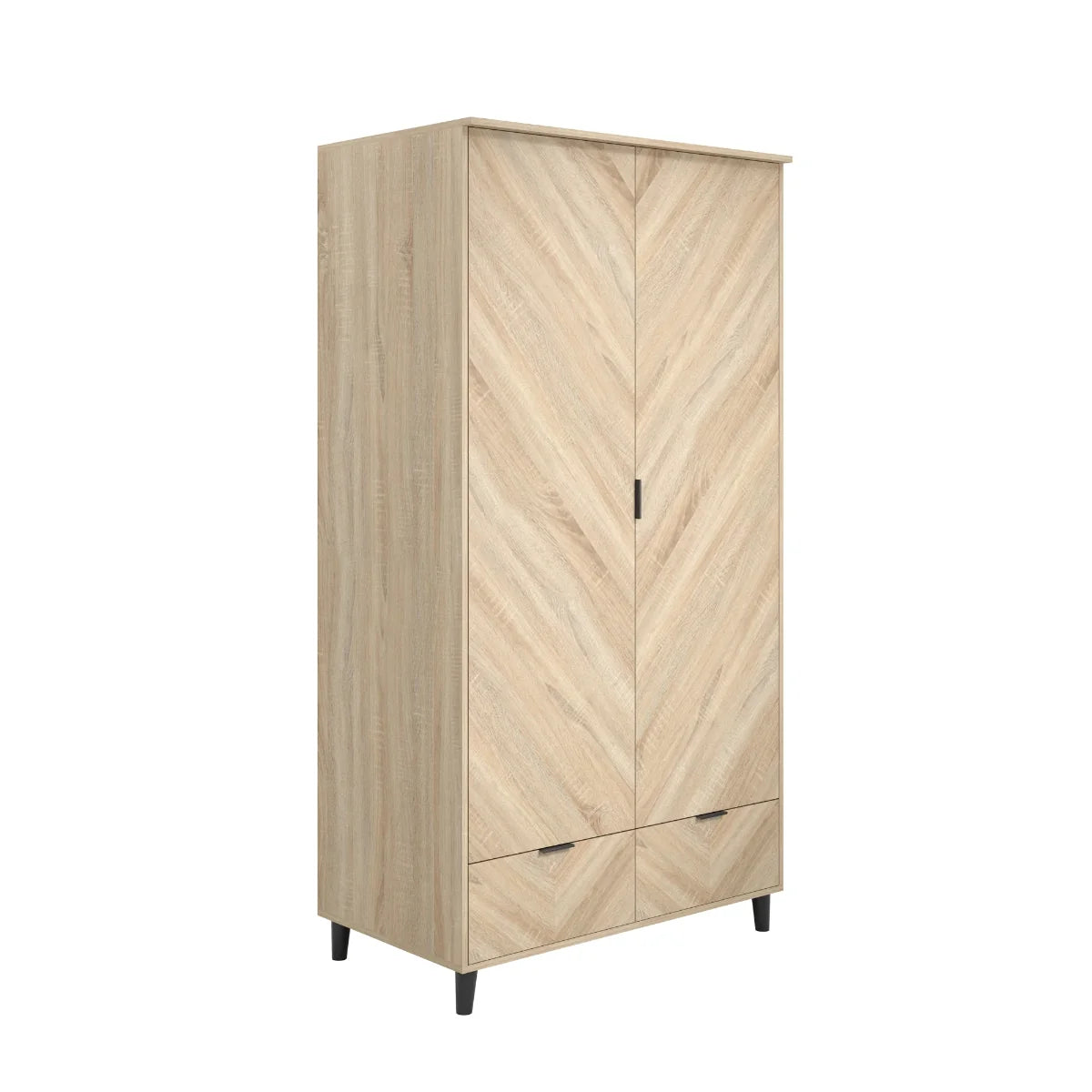 HO+ME Stockholm 2 Door Wardrobe in Chevron