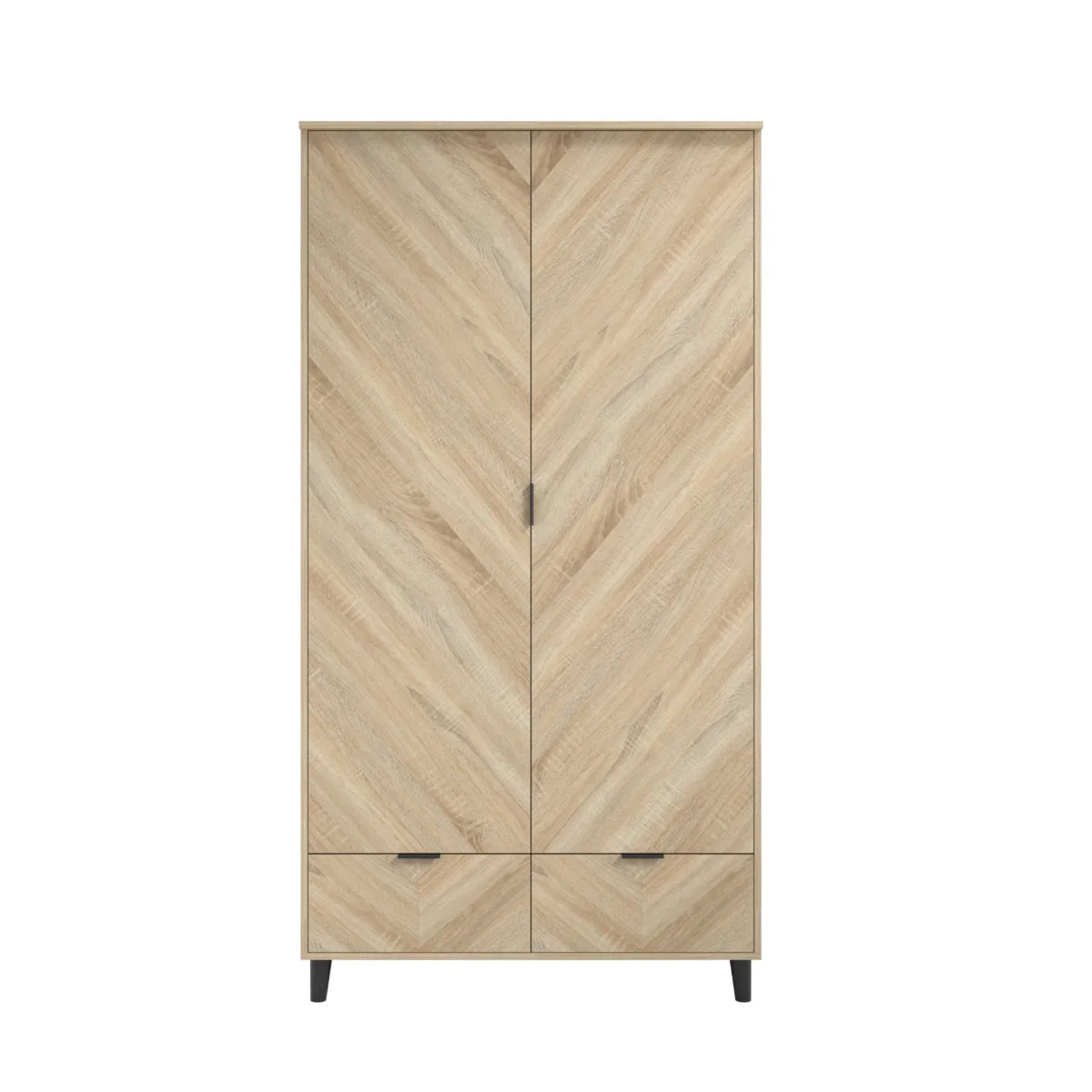 HO+ME Stockholm 2 Door Wardrobe in Chevron