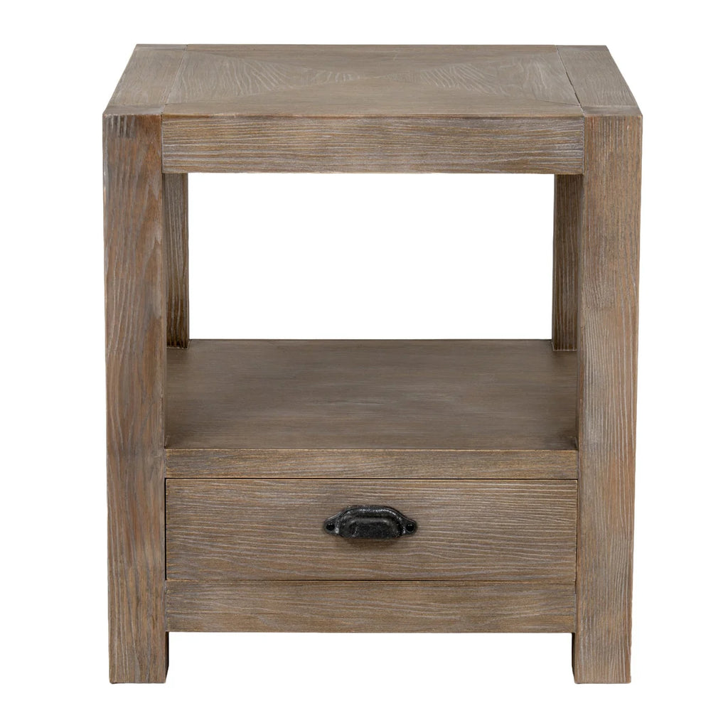 Haldon Collection 1 Drawer Side Table With Shelf
