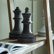 Amalfi Grey King Chess Piece