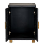 Lennox Black 2 Door Side Cupboard