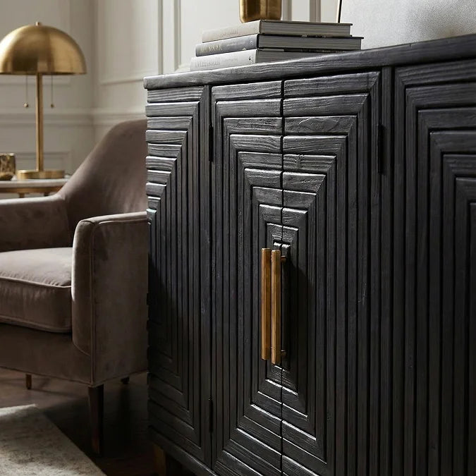 Lennox Black 2 Door Sideboard