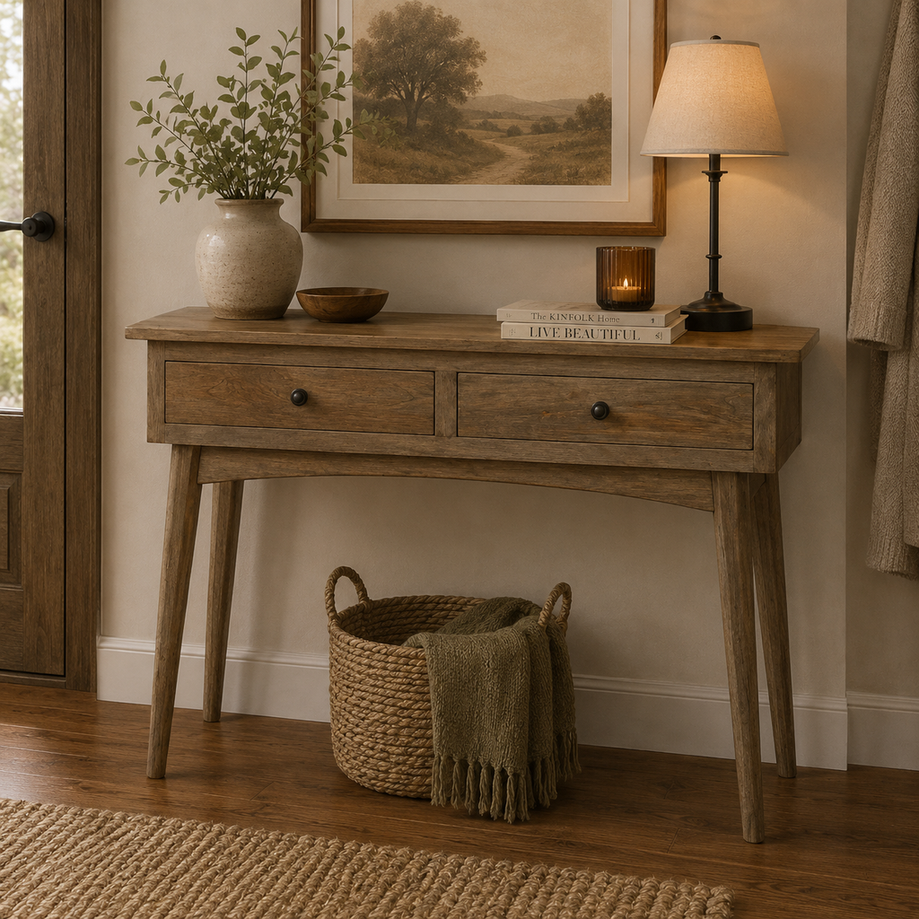 Hallway 2 Drawer Console Table