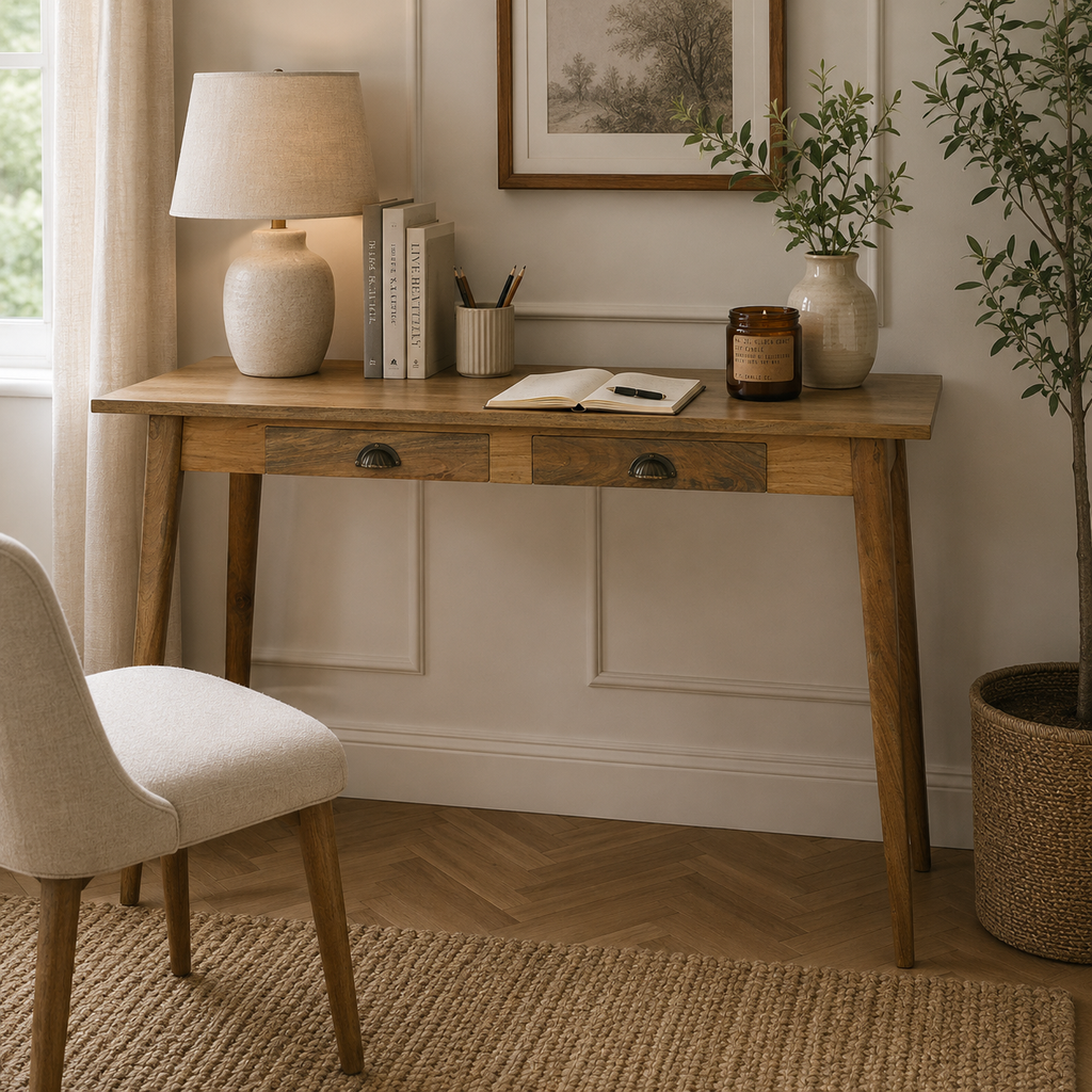 2 Drawer Nordic Writing Desk