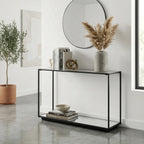 Lennox Black Framed Console Table