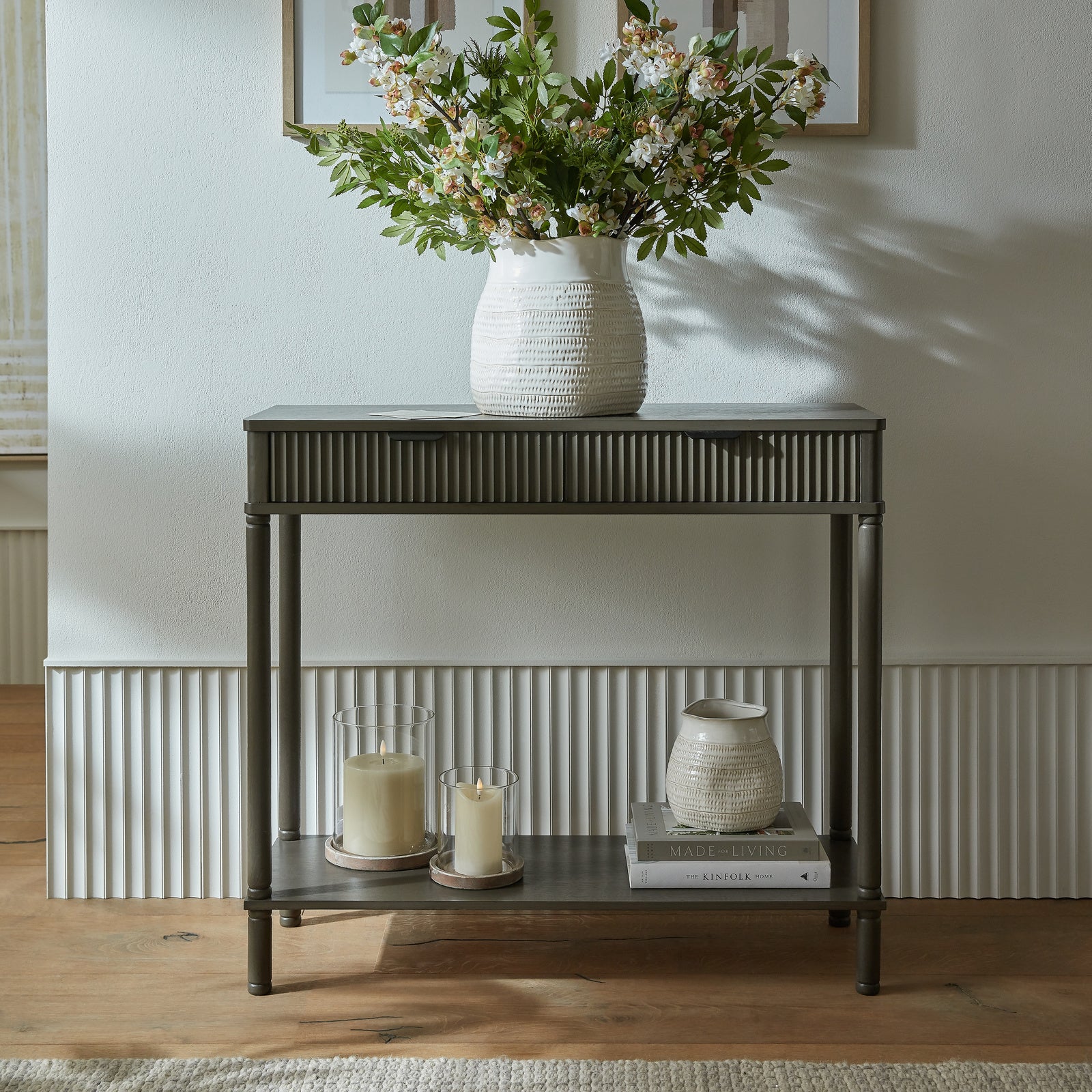Reed Collection 2 Drawer Console Table