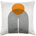 Malini Saloni Cushion In Mustard