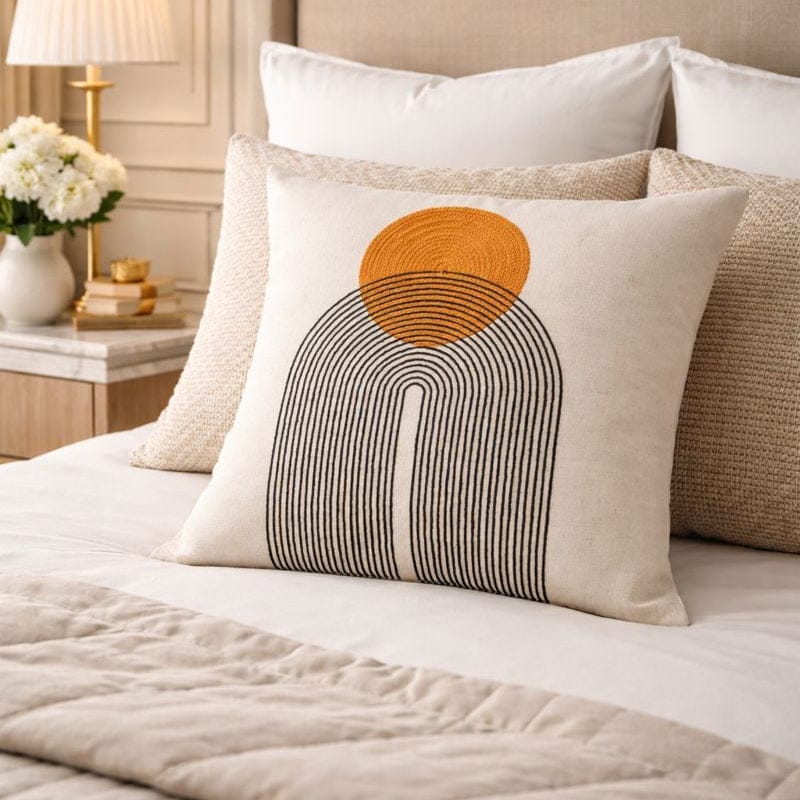 Malini Saloni Cushion In Mustard