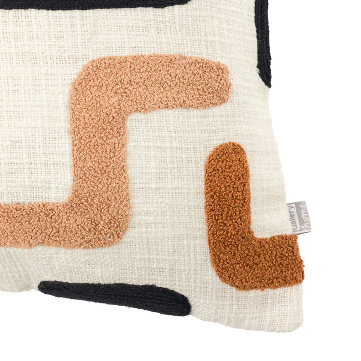 Gallery Direct Arul Embroidered Cushion Nutmeg