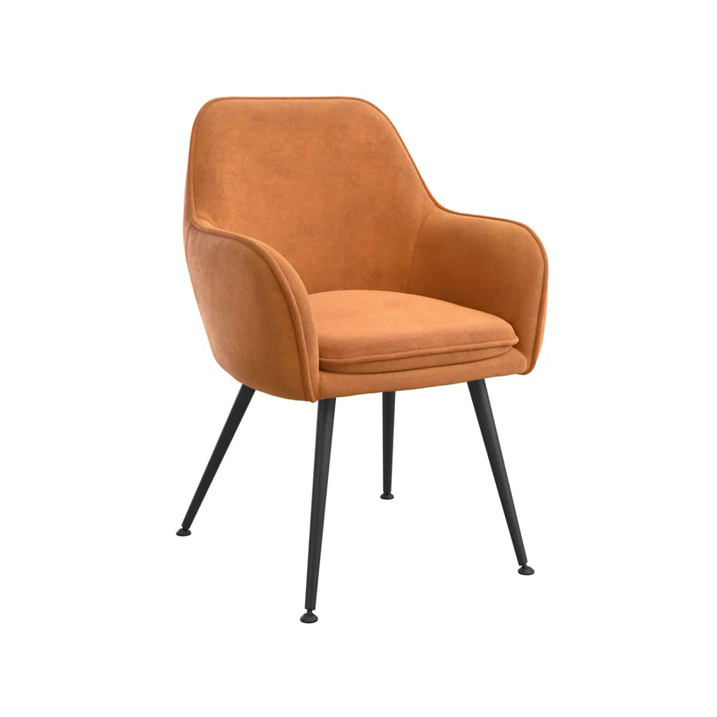 HO+ME Tara Dining Set of Two Velvet Dining Chairs