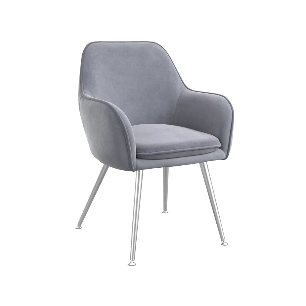 HO+ME Tara Dining Set of Two Velvet Dining Chairs