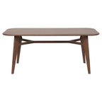 Pacific Lifestyle Alvar Dark Ash Wood Retro Dining Table