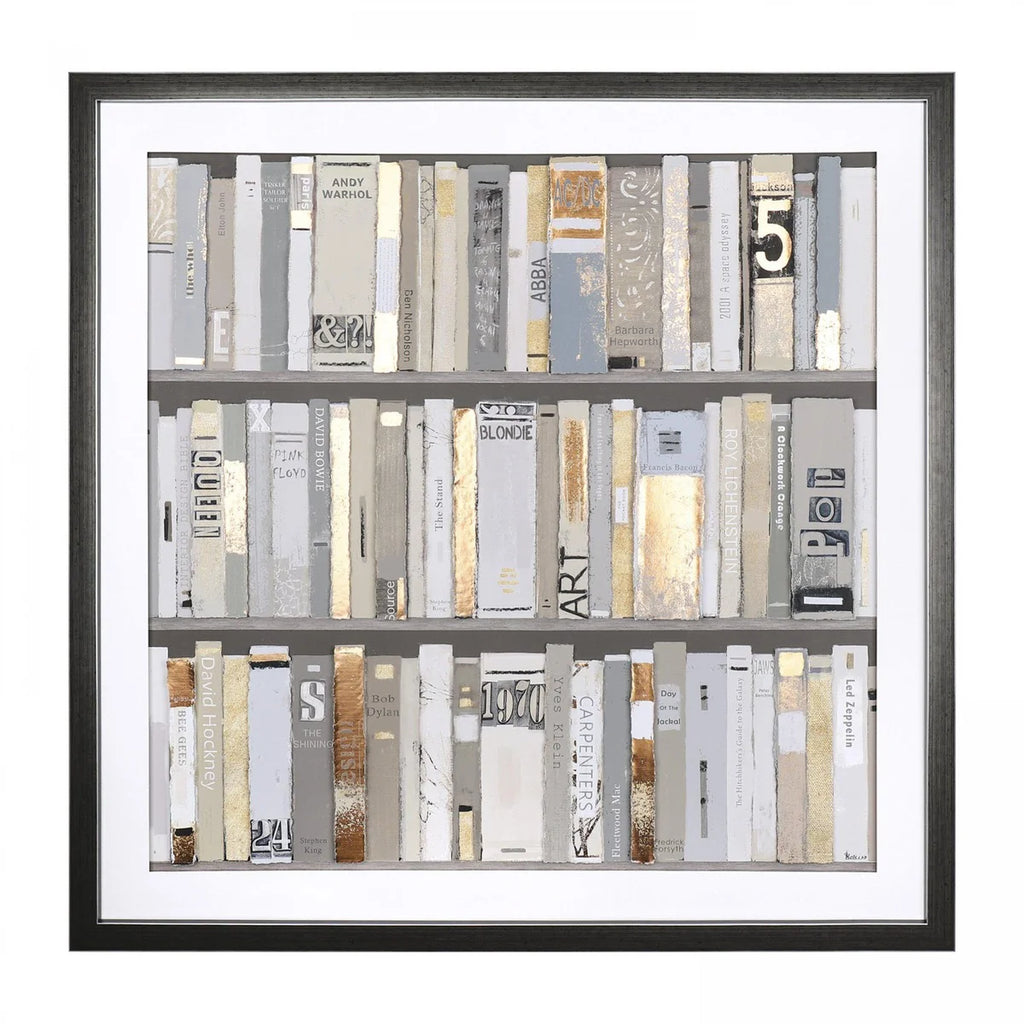 'The Library' By Art marketing Framed Print