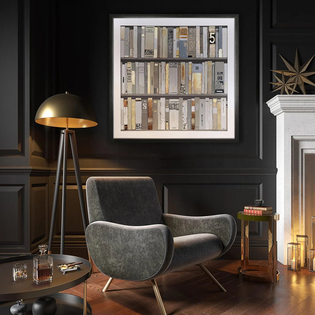 'The Library' By Art marketing Framed Print