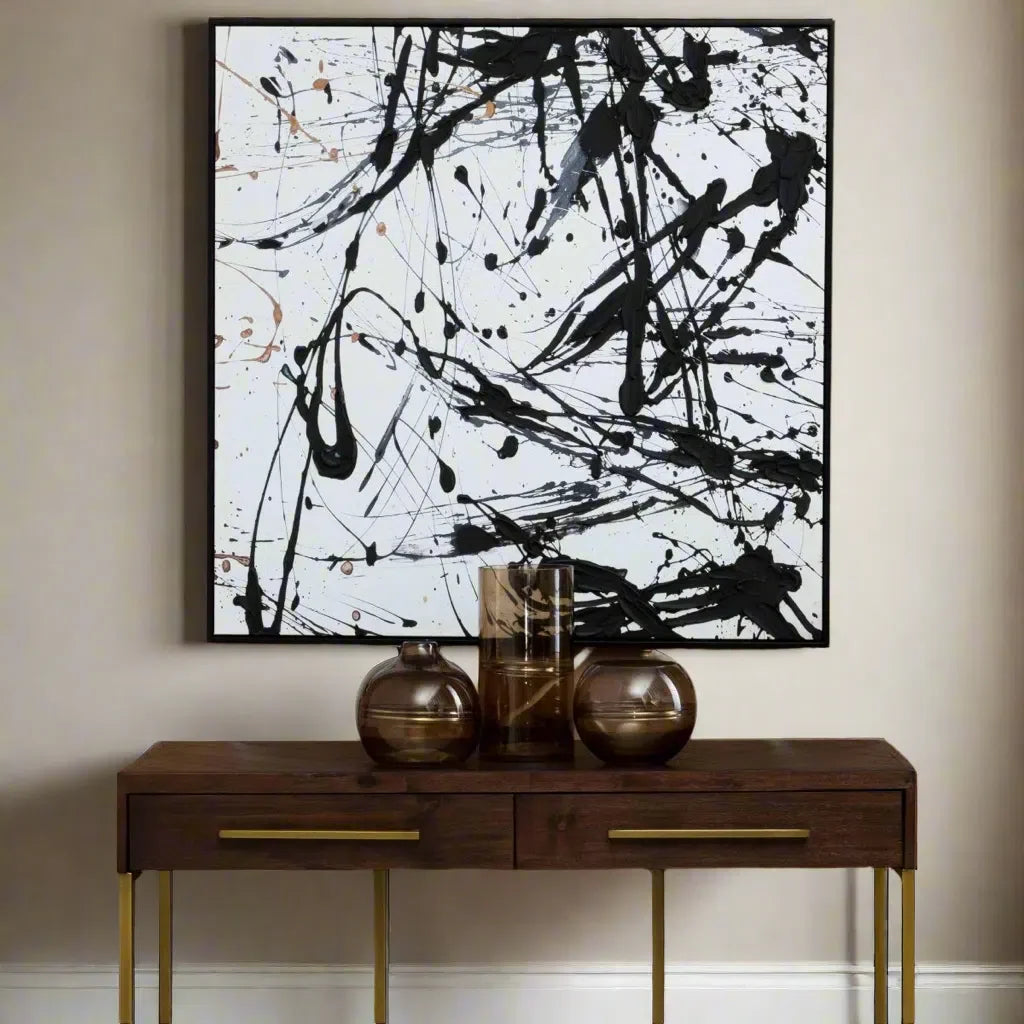 Beaumonde Home ‘Astratti Black And White’ Wall Art