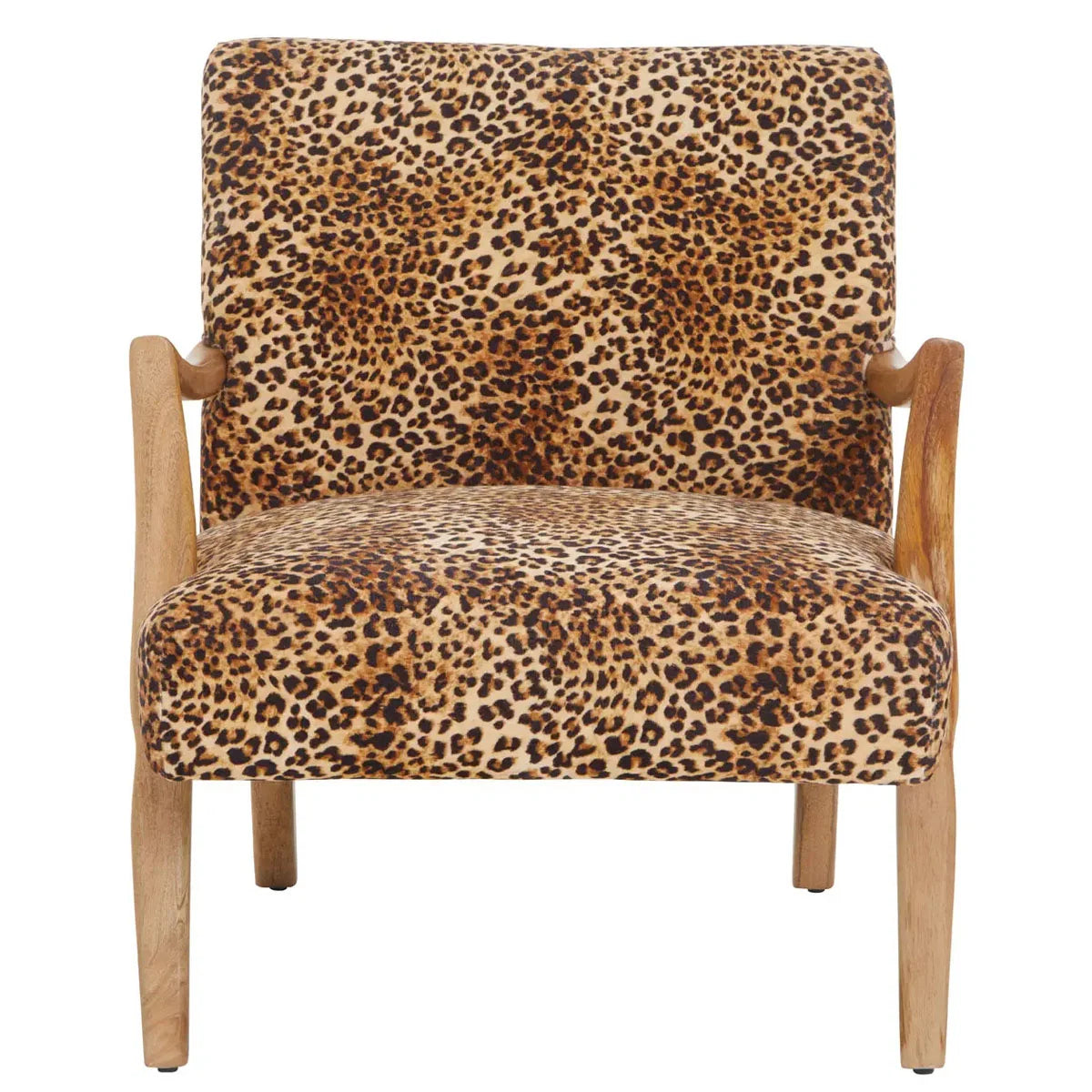 Beaumonde Home Cefena Leopard Print Chair