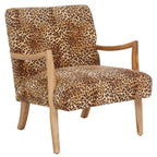 Beaumonde Home Cefena Leopard Print Chair
